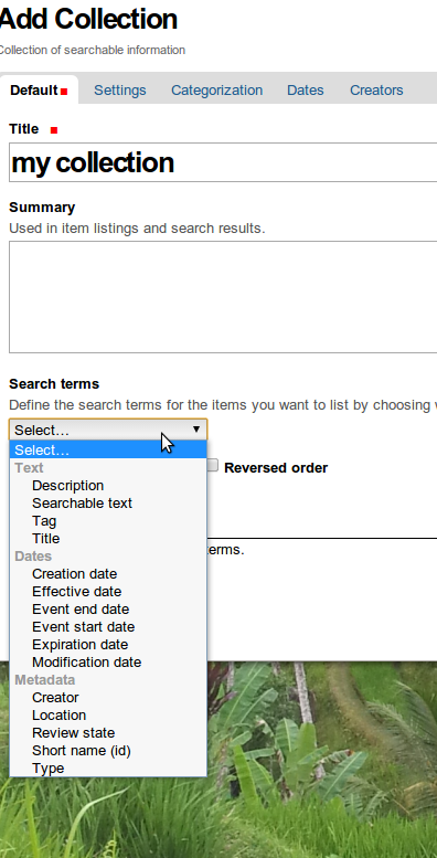 choosing criteria